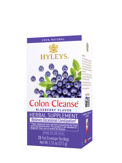 COLON CLEANSE BLUEBERRY FLAVOR- 25 FOIL ENVELOPE TEA BAGS